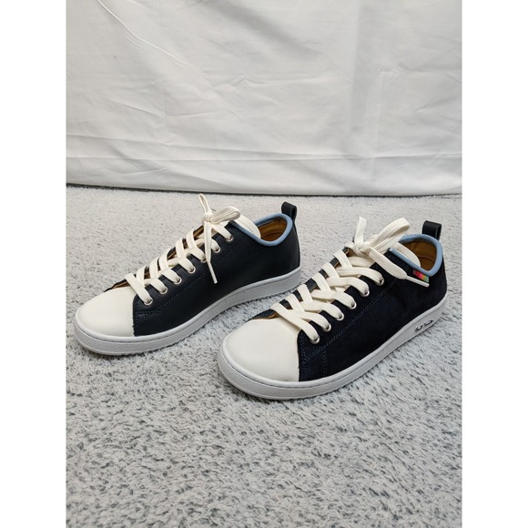 Paul Smith Shoes - Paul Smith Miyata Sneakers Womens 6.5-7.0 Navy White Leather Suede Trainers NIB